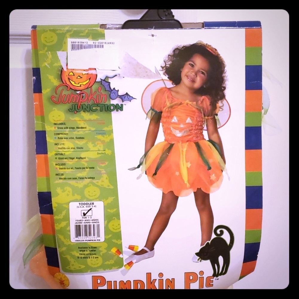 NWOT Toddler Pumpkin Costume